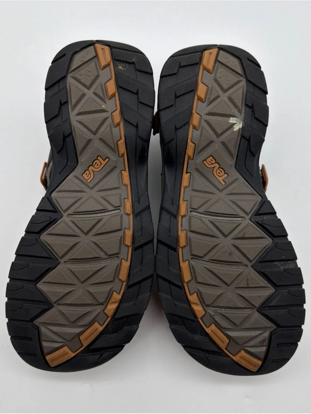 Teva Men's 10 Omnium 2 Water Sandals Brown Closed Toe Hiking Outdoor